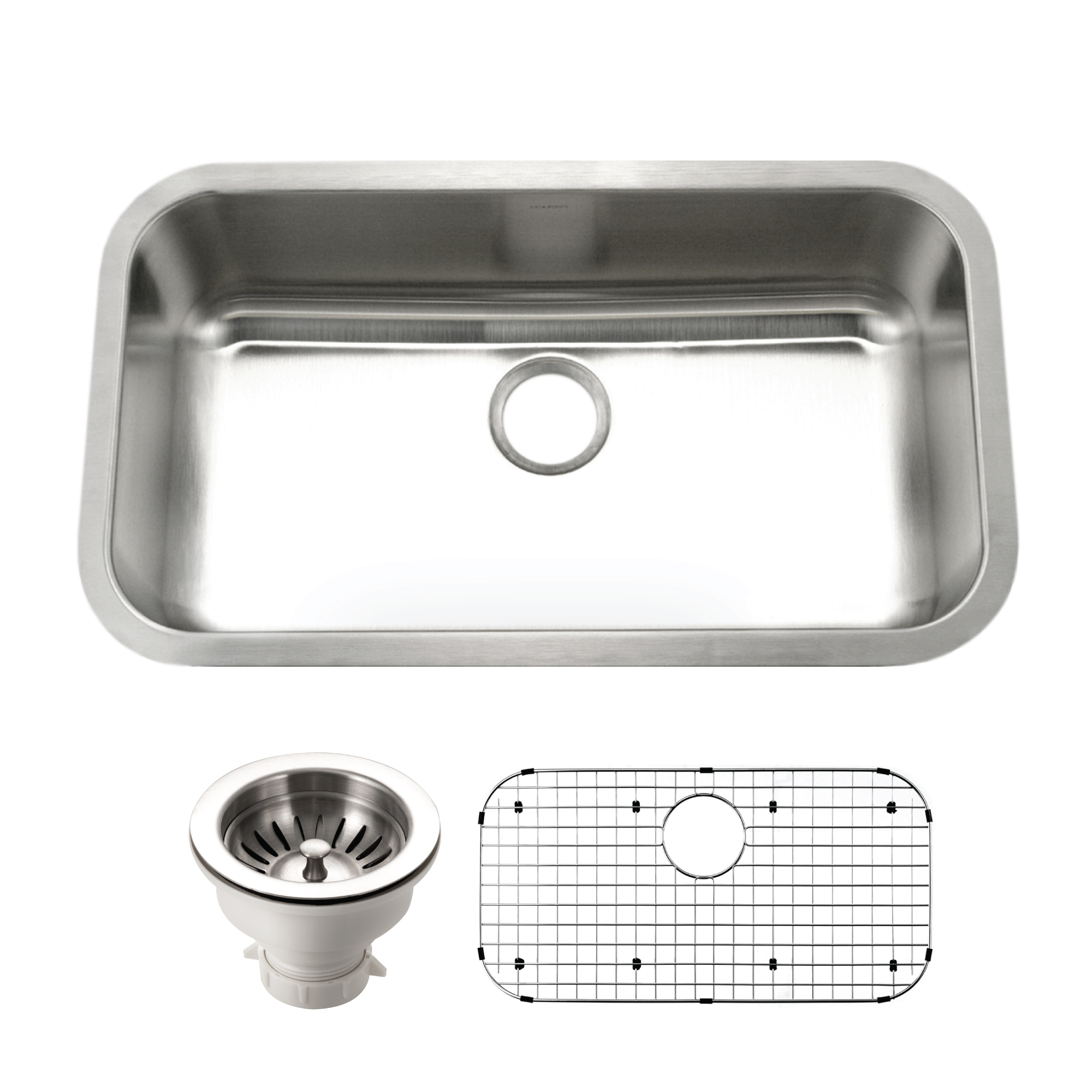 311/2" x 177/8" Stainless Steel Undermount Kitchen Sink