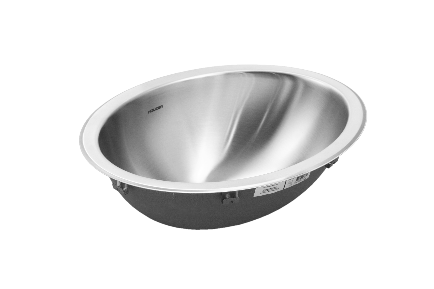 【良品✨送料無料】LINE Mr. Pollard's OPUS 185cm Topmount Stainless Steel Oval Bowl Lavatory Sink with Overflow