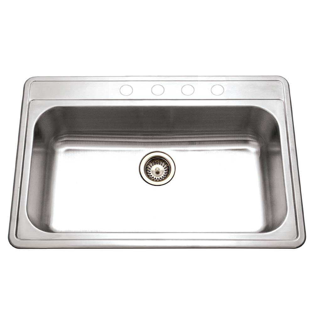 GETPRO Drop in Kitchen Sink 33 X 20 Topmount & Undermount Kitchen