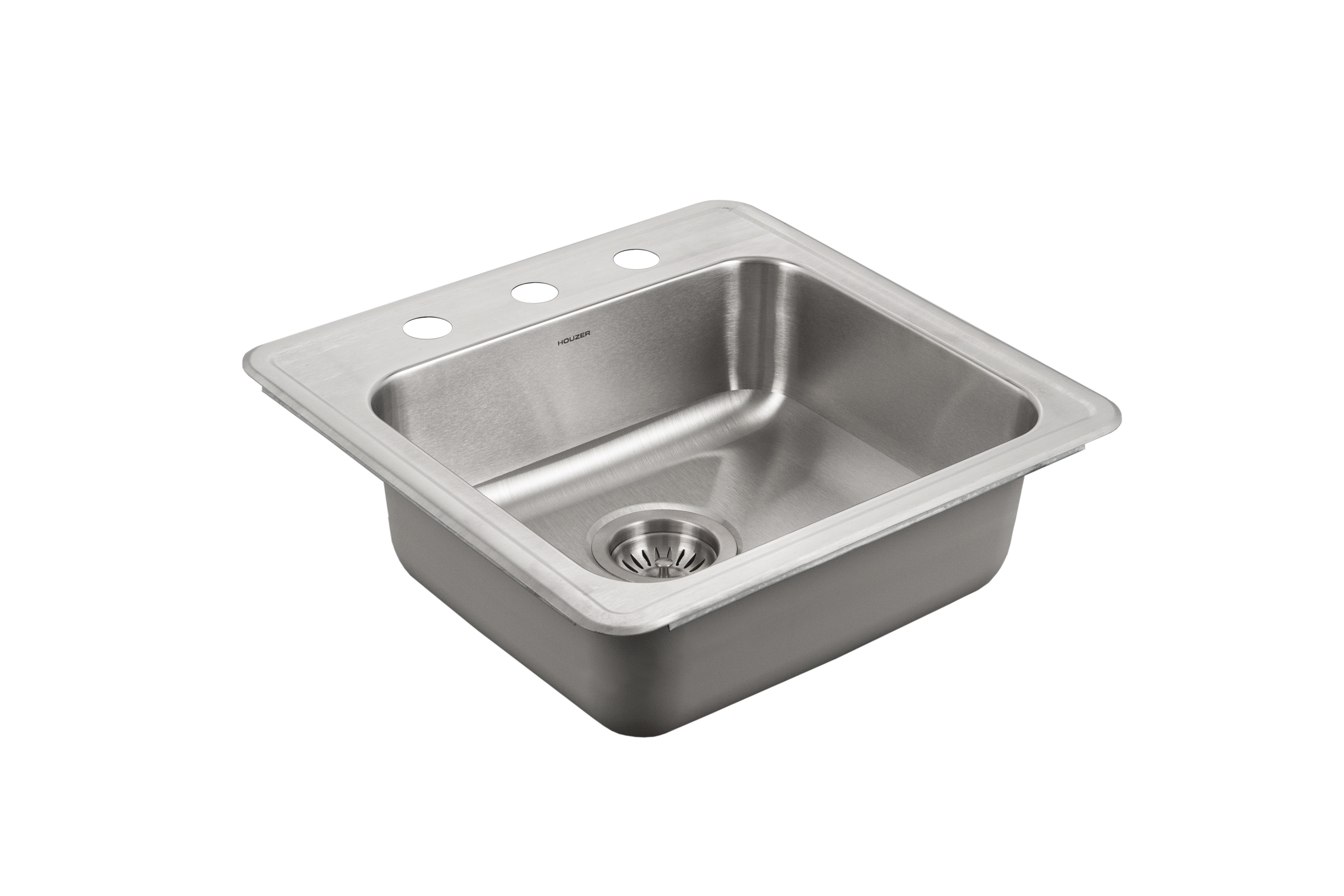 キッチン家電 ajionnko1919usagi Houzer ADA Compliant 19 inch Stainless Steel Drop-in Topmount 3