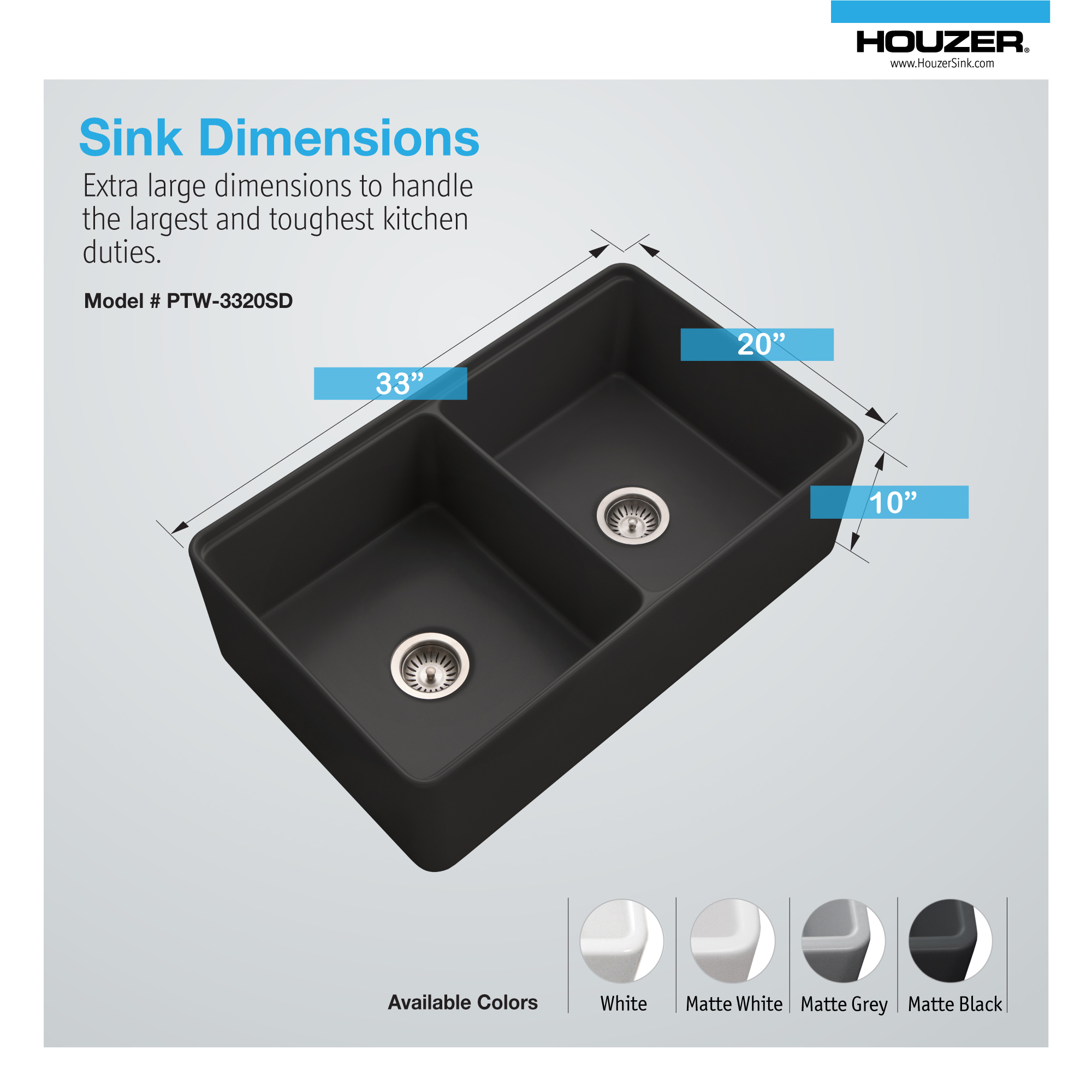 Houzer Aspire 33