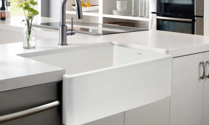 undermount farmhouse sink with apron        <h3 class=