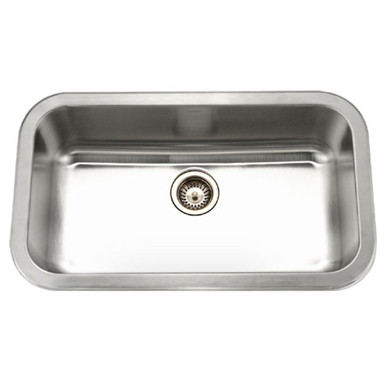 Houzer Medallion 32 inch Stainless Steel Undermount Single