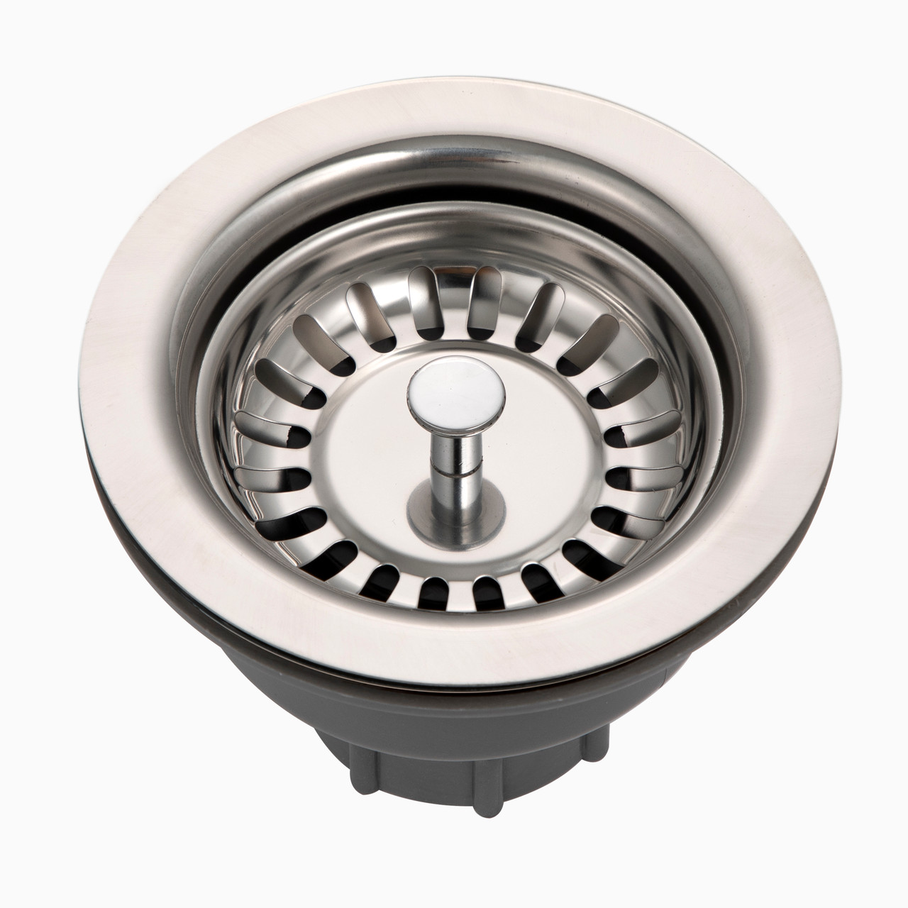 Colador de cesta de acero inoxidable Houzer 3-1/2" 190-9180 CA - Imagen 24 de 96
