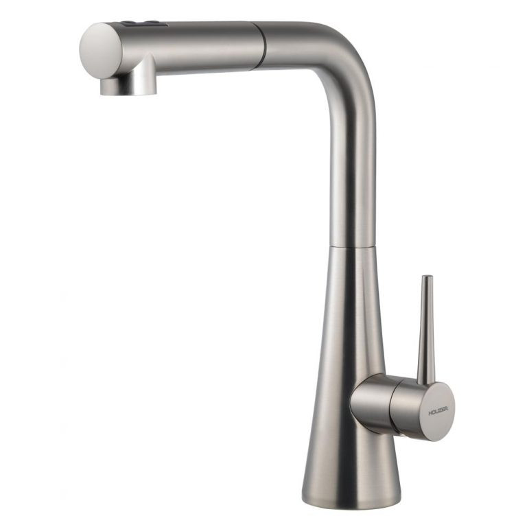 Grifo de cocina extraíble Houzer Soma SOMPO-665 12,1875" agujero de grifo latón - Imagen 13 de 24