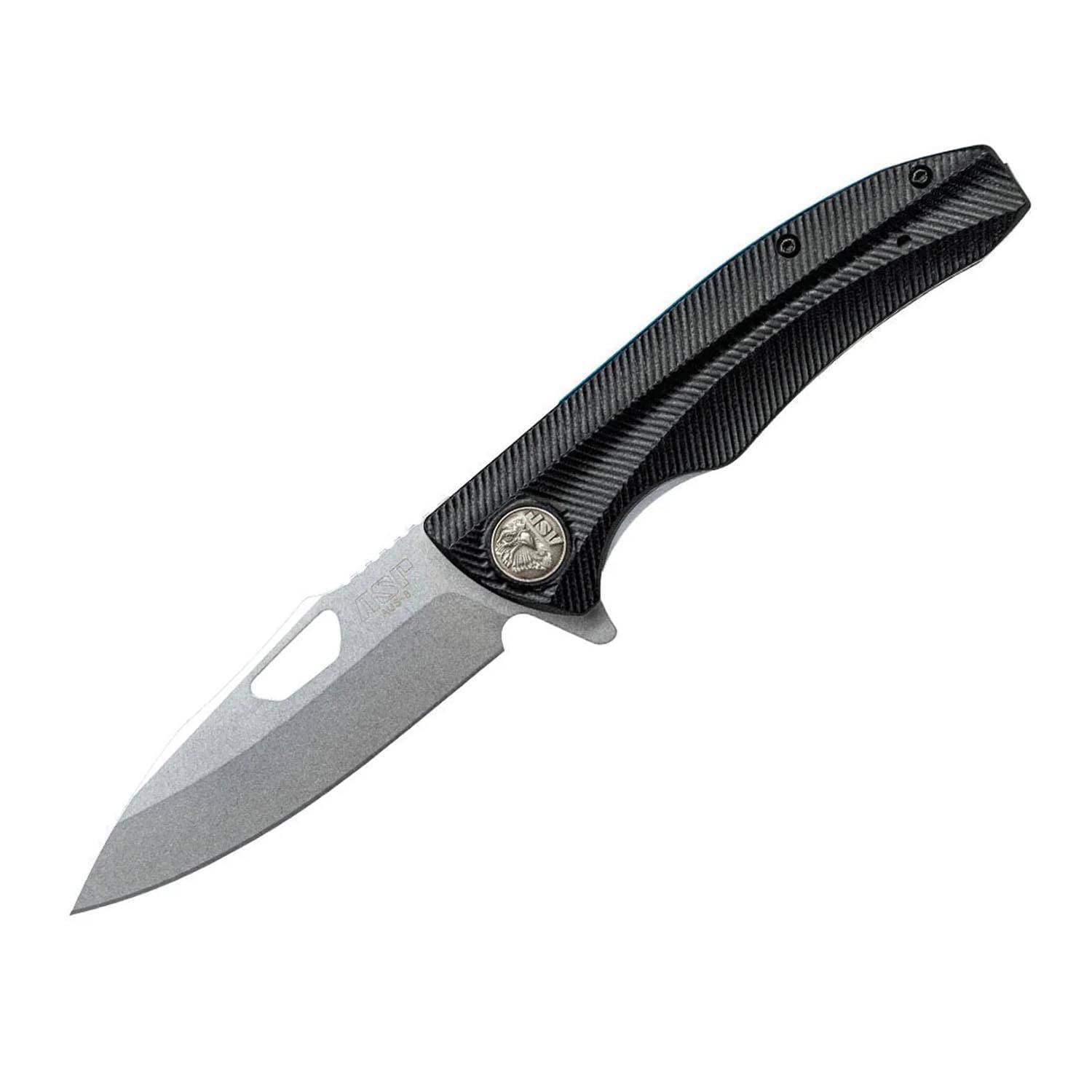 ASP PDK Police Duty Knife Classic Folder,Grooved Grip