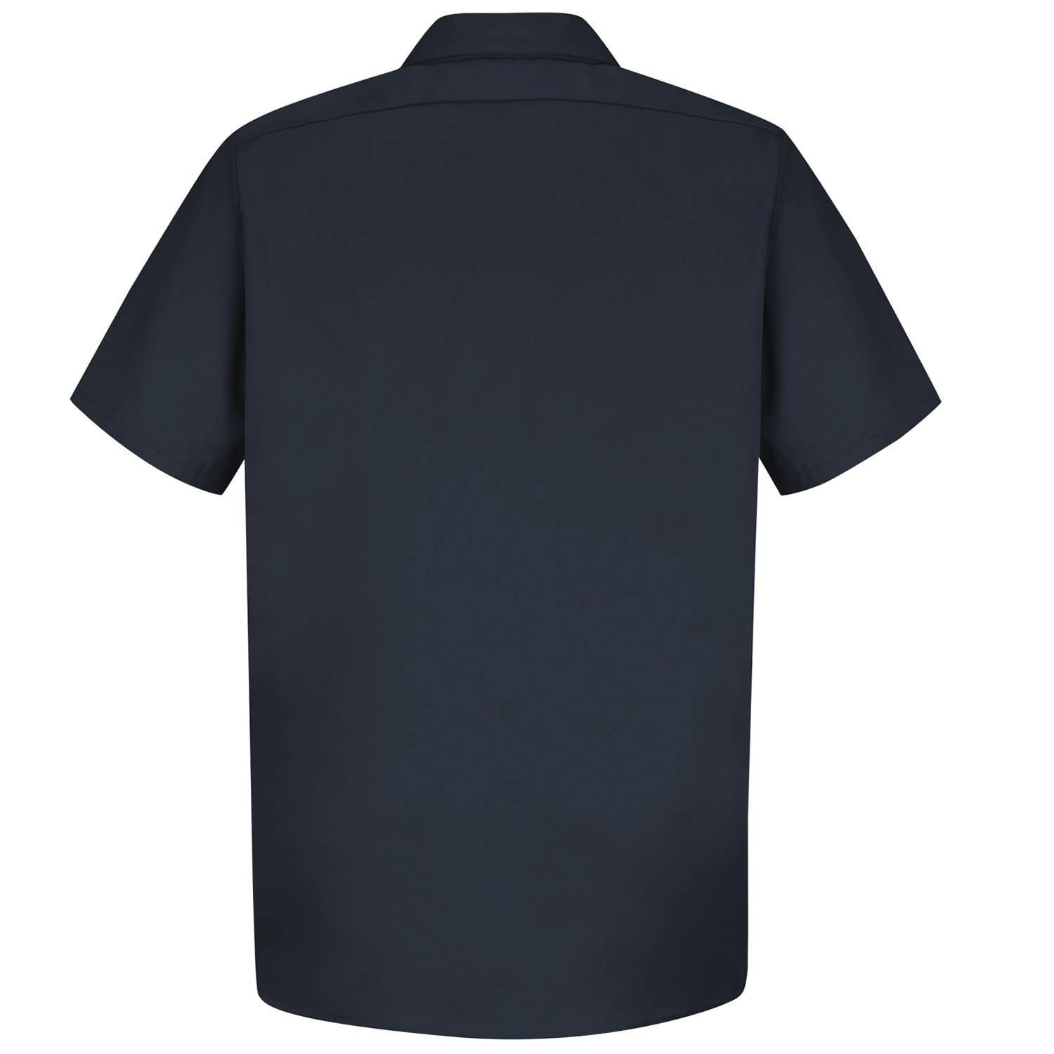 Red Kap Men's Wrinkle Resistant Cotton Short Sleeve Work Shirt
