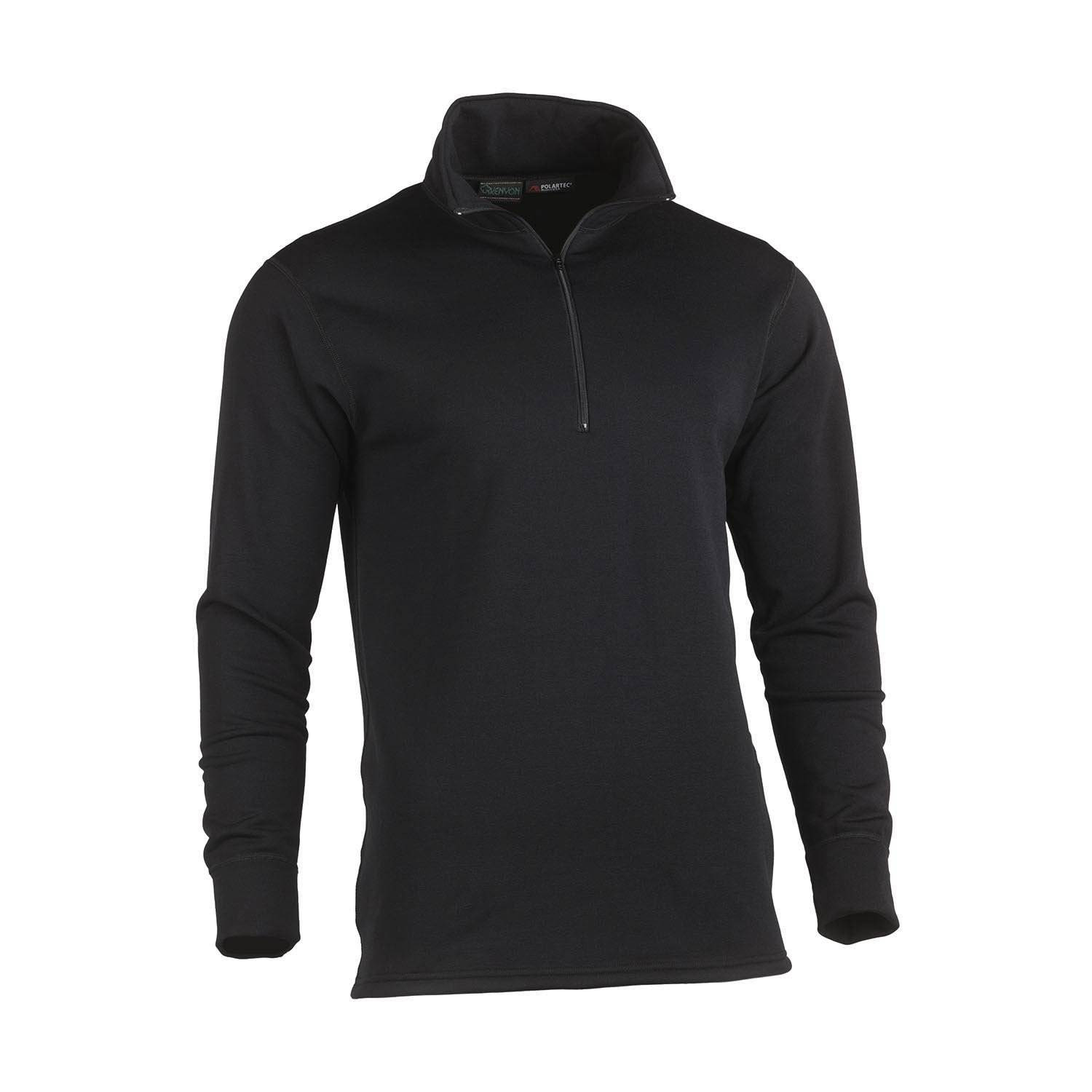POLARTEC POWER DRY N/S TRAINING TOP黒 XL Kenyon Men's Polartec Power Stretch 1/4 Zip Top | Fire Authority