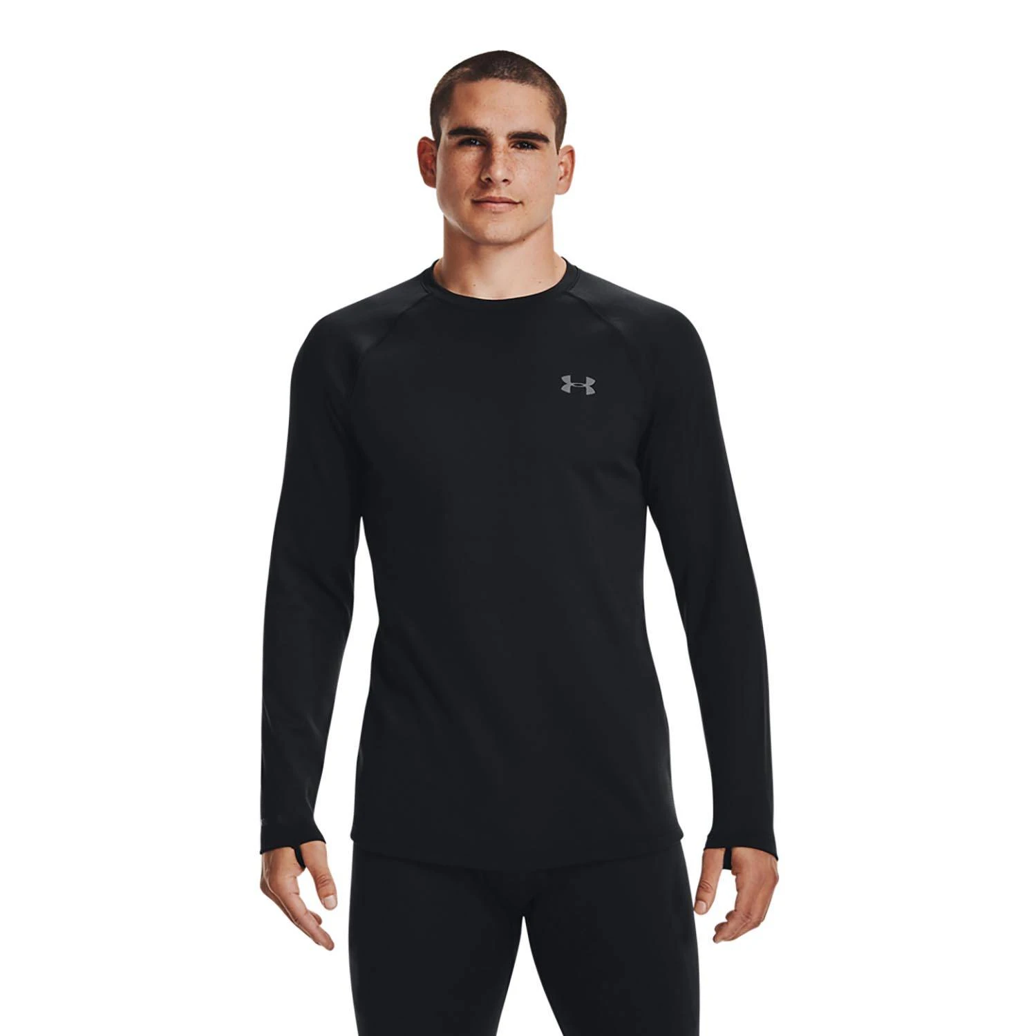 Under Armour Men's UA Base 4.0 Crew Shirt,Packaged
