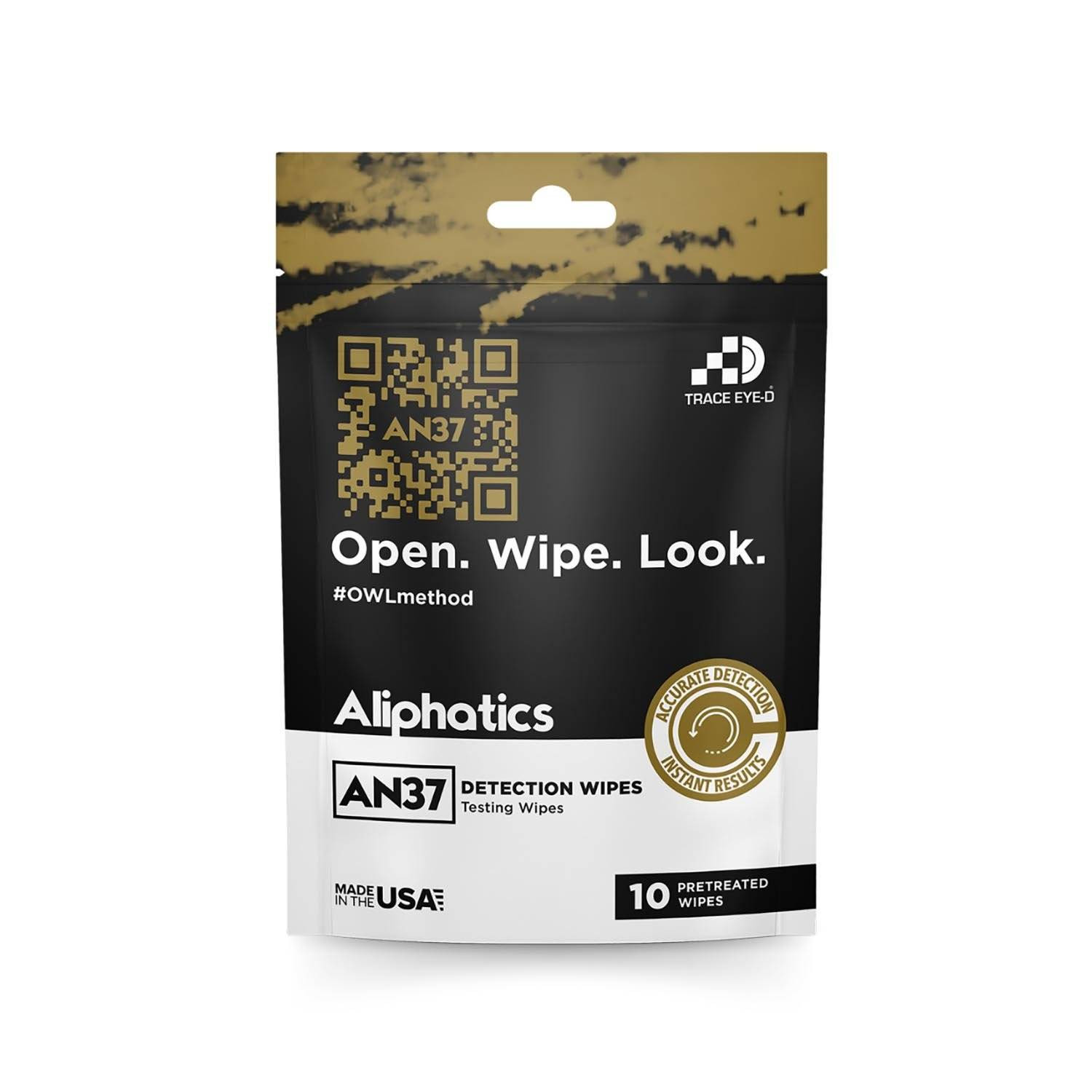 Trace Eye-D AN37 Aliphatic Explosive Wipes,10 count