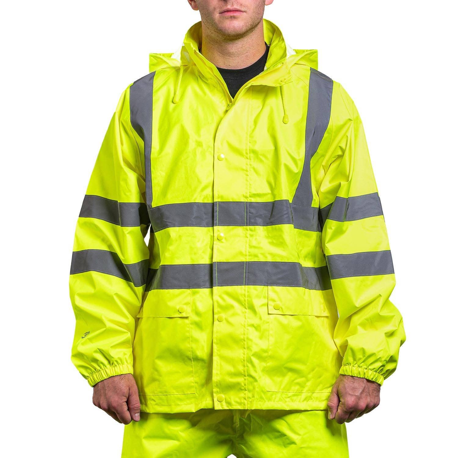 Game Econo Hi-Vis Rain Jacket