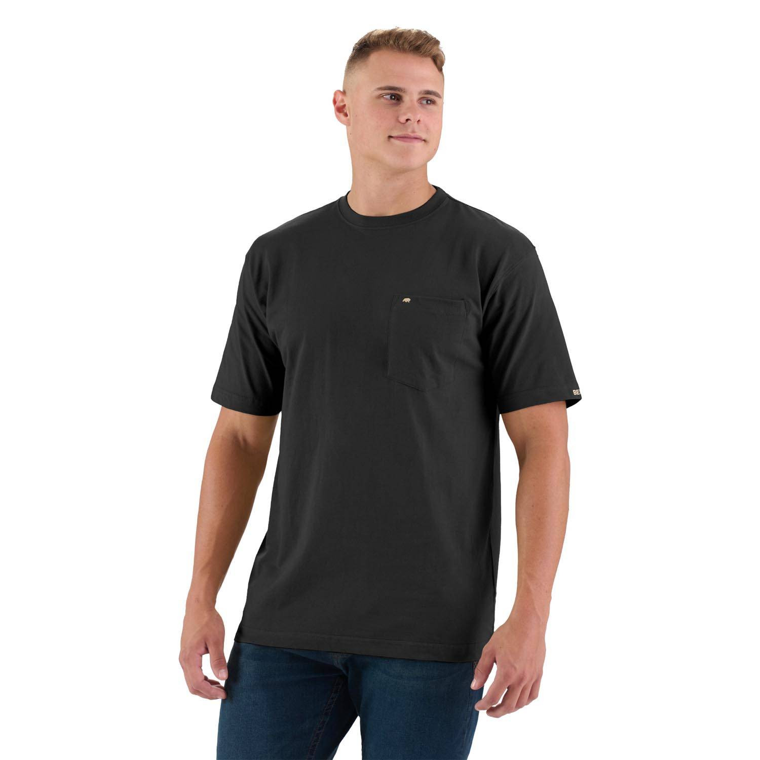 Berne Men's Heavyweight Short Sleeve Pocket T-Shirt