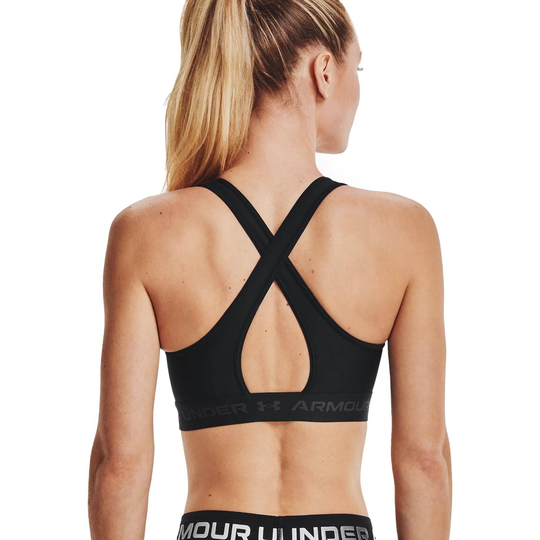 Under Armour Women's Mid Crossback Sports Bra