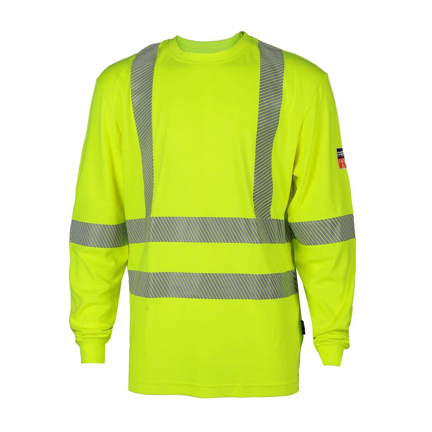NKE Men's FR Hi-Vis Long Sleeve T-Shirt