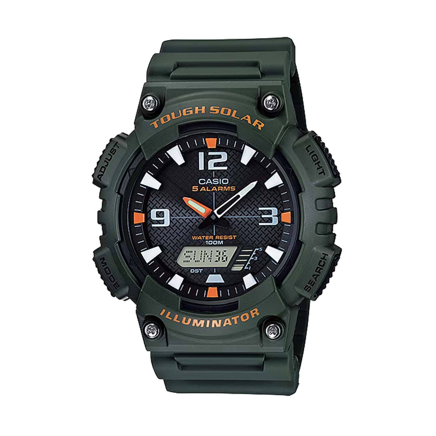 Casio AQS810W Analog-Digital Combination Solar Watch