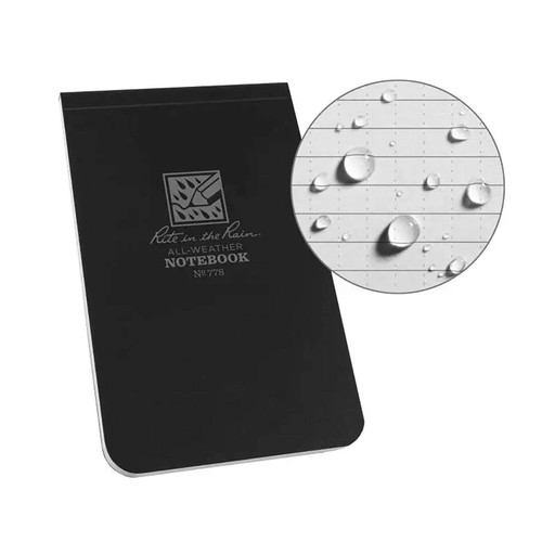Rite in the Rain 3.25" x 5" Soft Cover Top Bound Weatherproof Notebook