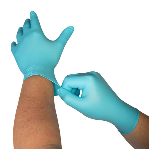 North American Rescue Responder Nitrile Gloves - Blue,100 pack