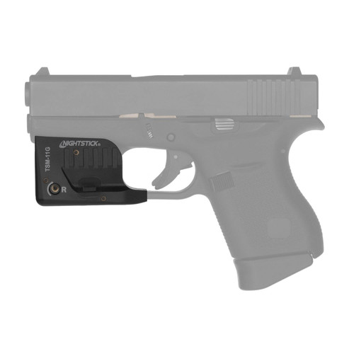 Nightstick Subcompact Weapon-Mounted Light w/ Green Laser - Glock G42/43/43X/48