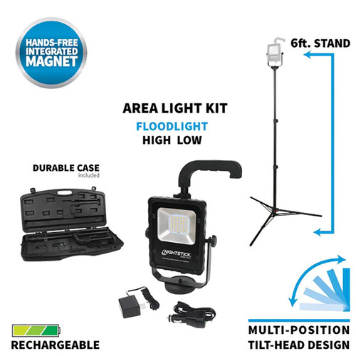 Nightstick NSR-1514C Rechargeable LED Area Light Kit