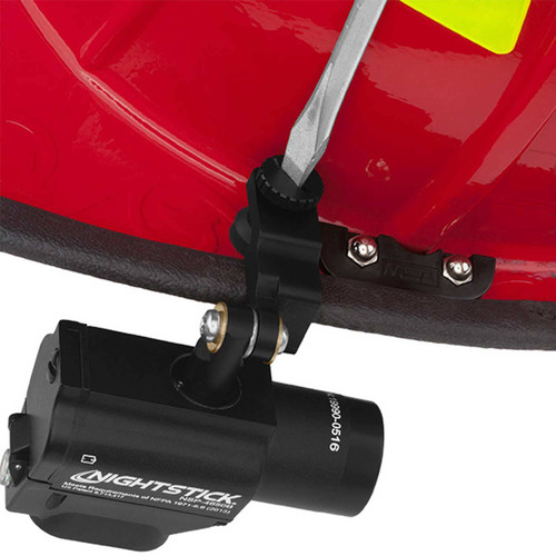 Nightstick Helmet-Mounted Dual Light Flashlight