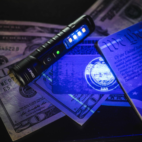 Coast KL30R Rechargeable EDC Flashlight with UV