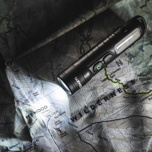 Coast KL35R Rechargeable EDC Flashlight with Red Light