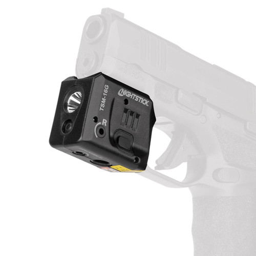 Nightstick Subcompact Weapon-Mounted Light w/ Green Laser - Springfield Hellcat