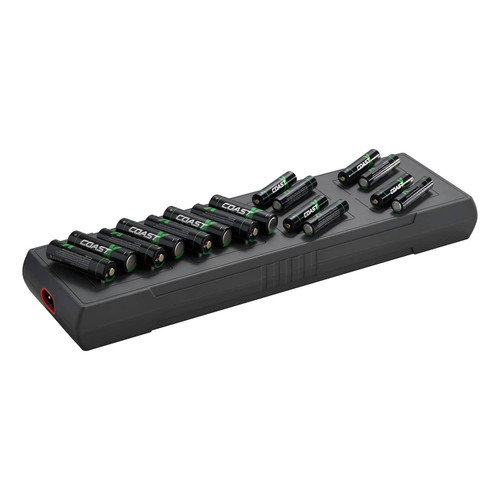 Coast ZXCS16 Zithion-X AA/AAA Battery 16 Port Charging Station