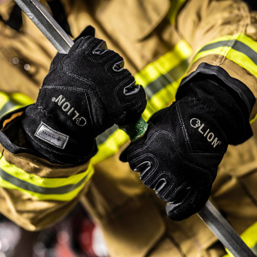 LION V-Force Cadet Leather Structural Fire Gloves