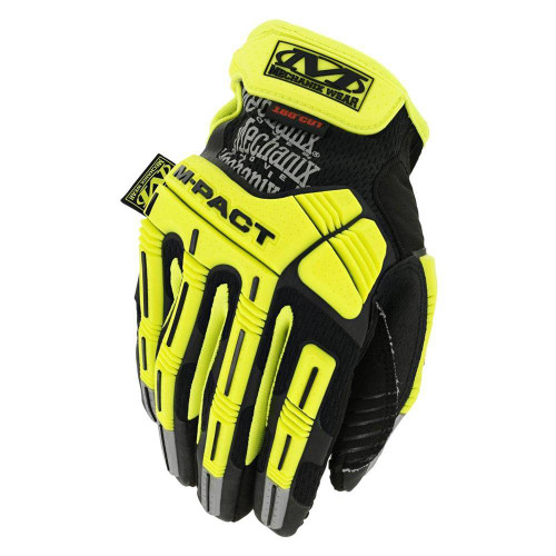 Mechanix Wear Hi-Viz M-Pact D5 High-Visibility Impact Gloves