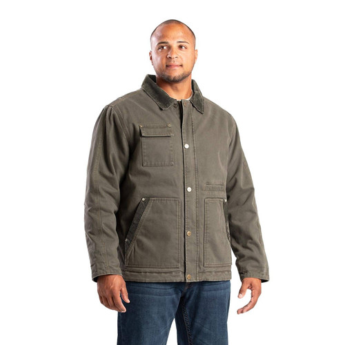 Berne Men's Vintage Washed Traditional Chore Coat