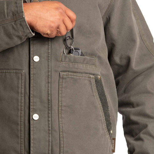 Berne Men's Vintage Washed Traditional Chore Coat