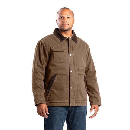 Berne Men's Vintage Washed Traditional Chore Coat