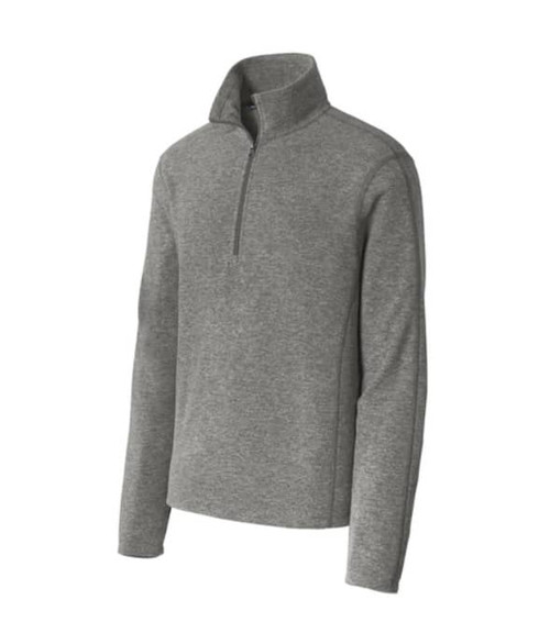 Port Authority Heather Microfleece 1/2 Zip Pullover