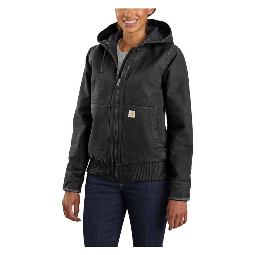 Carhartt Women's Loose Fit Washed Duck Insulated Active Jac Level 3 Warmth