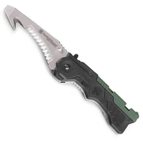 Smith & Wesson First Responder Assisted Opening Knife with Seatbelt Cutter