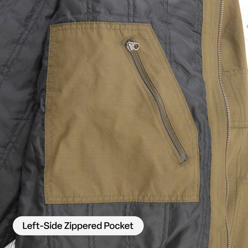 Berne Men's Highland Quilt-Lined Micro-Duck Jacket