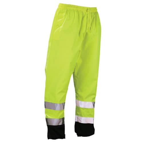 Reflective Apparel ANSI Class E Waterproof Breathable Two Tone Rain Pants