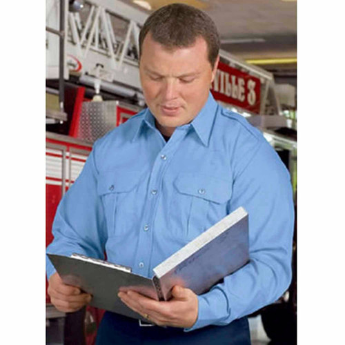 Southeastern Shirt Code 1 Men's Long Sleeve Poplin Police Shirt