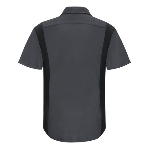 Red Kap Men's Performance Plus Shop Short Sleeve Shirt with Oilblok Technology