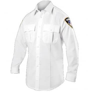 Blauer Long Sleeve Zippered Polyester Shirt