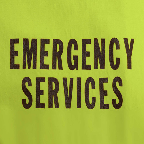 Neese Lime Green 48" PVC Vinyl Raincoat with Reflective Striping