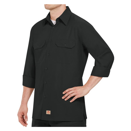 Red Kap Men's Long Sleeve Solid Rip Stop Shirt