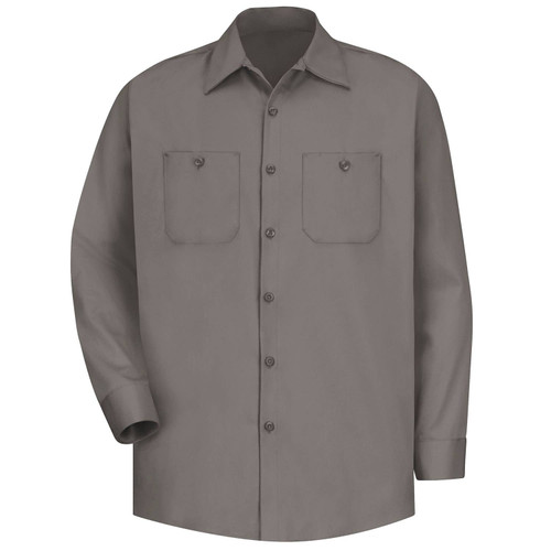 Red Kap Men's Long Sleeve Cotton Work Shirt