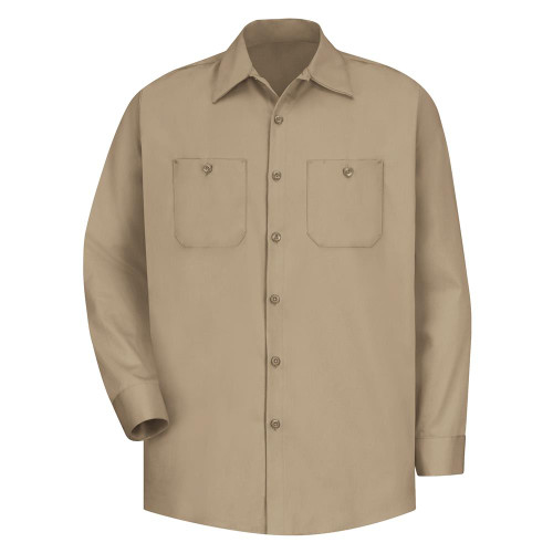 Red Kap Men's Long Sleeve Cotton Work Shirt