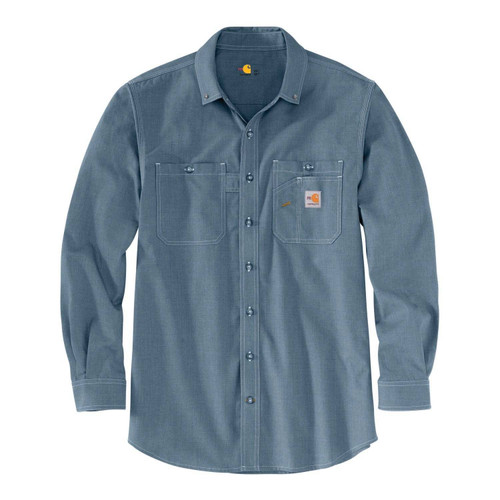 Carhartt Flame-Resistant Force Loose Fit Lightweight Long-Sleeve Button-Front Shirt