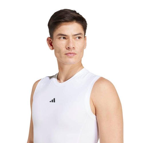 Adidas Men's TechFit Compression Sleeveless Training T-Shirt