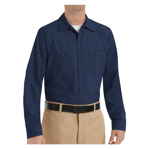 Red Kap Poly Cotton Long Sleeve Work Shirt