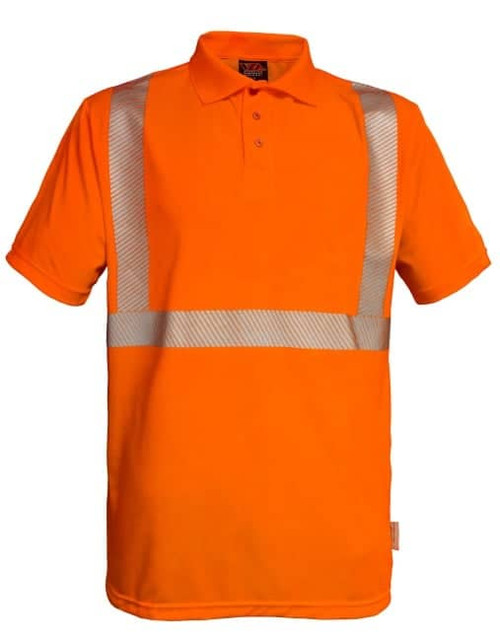Reflective Apparel Class 2 Short Sleeve Birdseye Polo with Comfort Trim