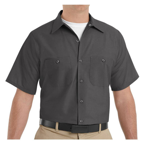 Red Kap Men's Industrial Work Shirt